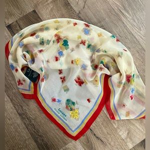 Silk georgette Ralph Lauren square handkerchief scarf